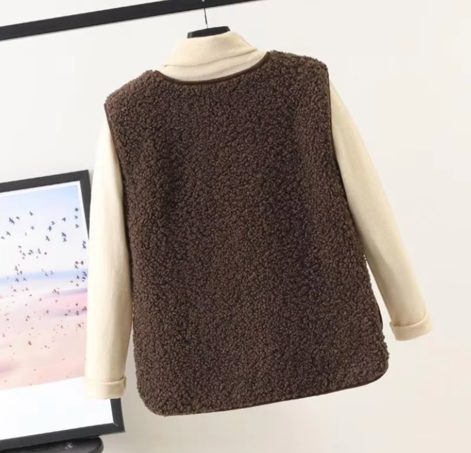 Gilet Fausse Fourrure Douillet pour Femmes