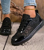 Baskets en Dentelle Florale et Lacets pour Femme