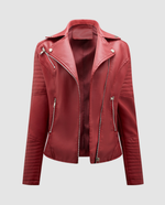 Veste Motard Perfecto Asymétrique en Simili Cuir pour Femme