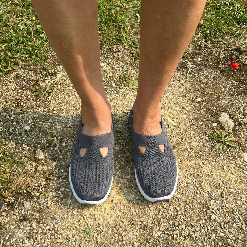 Basket Confortable et Légère Sans Lacets en Maille pour Femme
