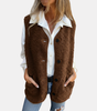 Gilet en polaire teddy pour femmes