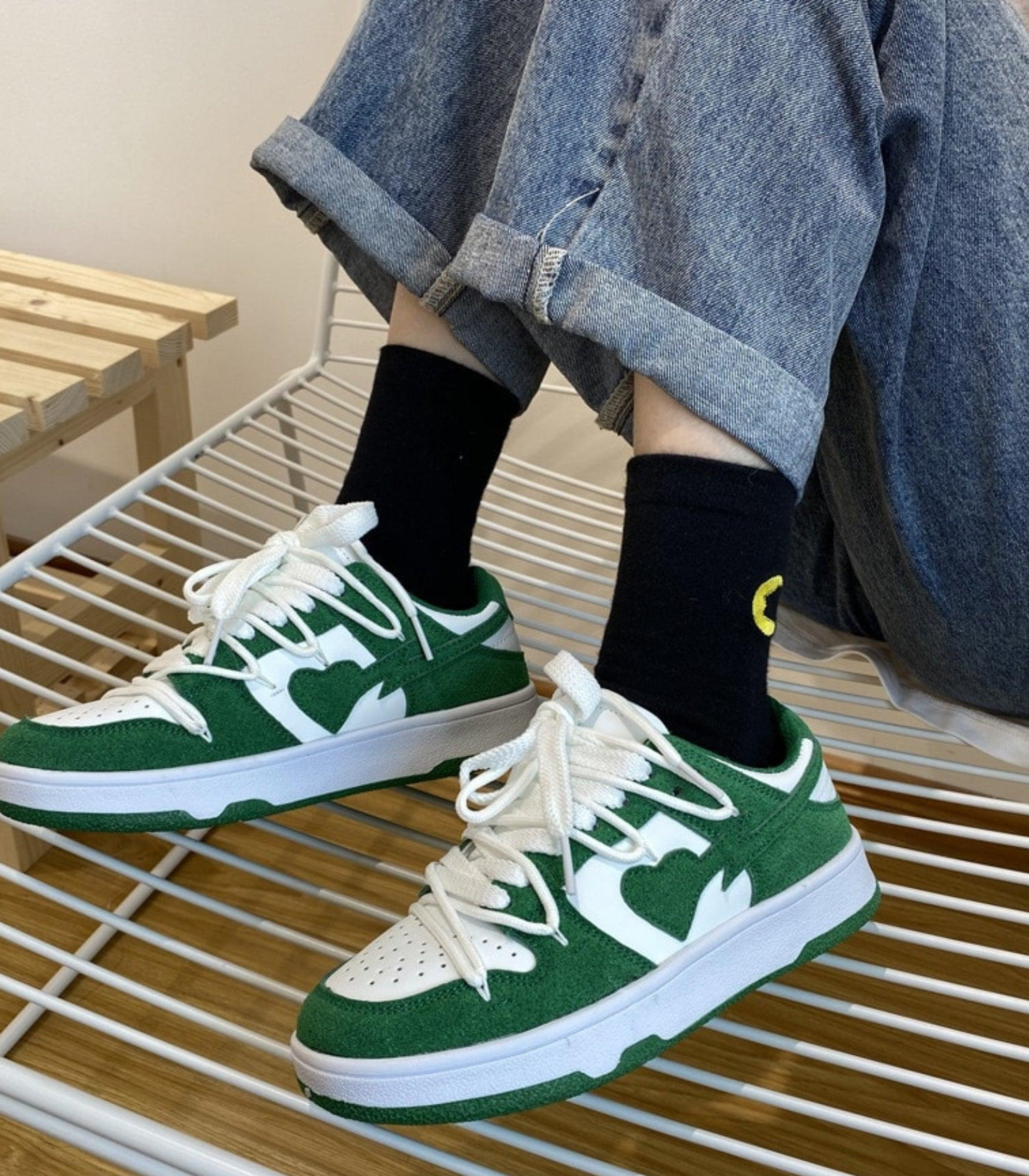 Sneakers Design Cœur pour Femmes