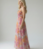 Robe Maxi Sans Manches à Imprimé pour Femme