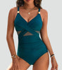 Maillot de Bain Une Pièce Sculptant pour Femme avec Filet | Idéal pour l'Été