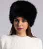 Chapeau Rond Fourrure pour Femmes