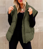 Zip-Up Sleeveless Vest for Women