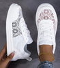 Baskets en Dentelle Florale et Lacets pour Femme