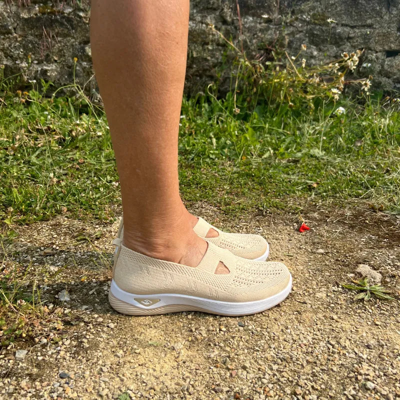 Basket Confortable et Légère Sans Lacets en Maille pour Femme