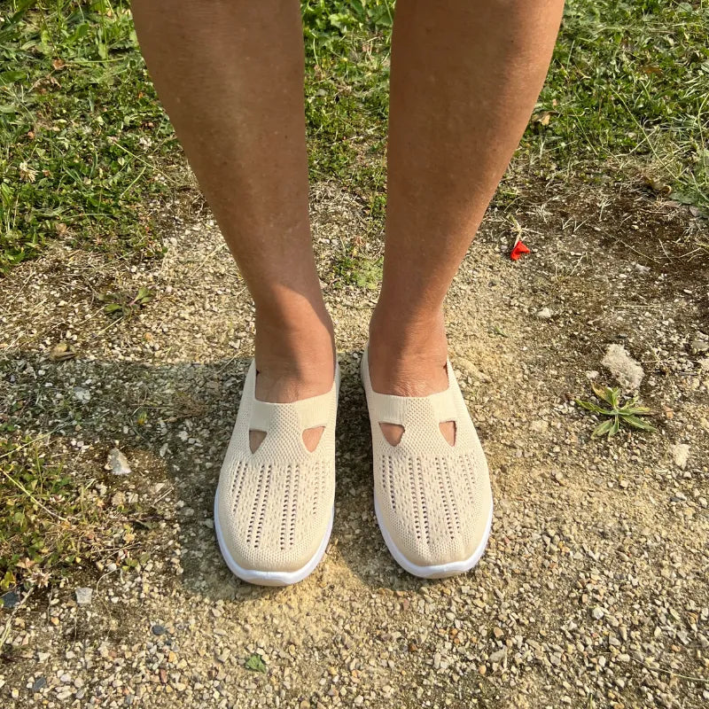 Basket Confortable et Légère Sans Lacets en Maille pour Femme