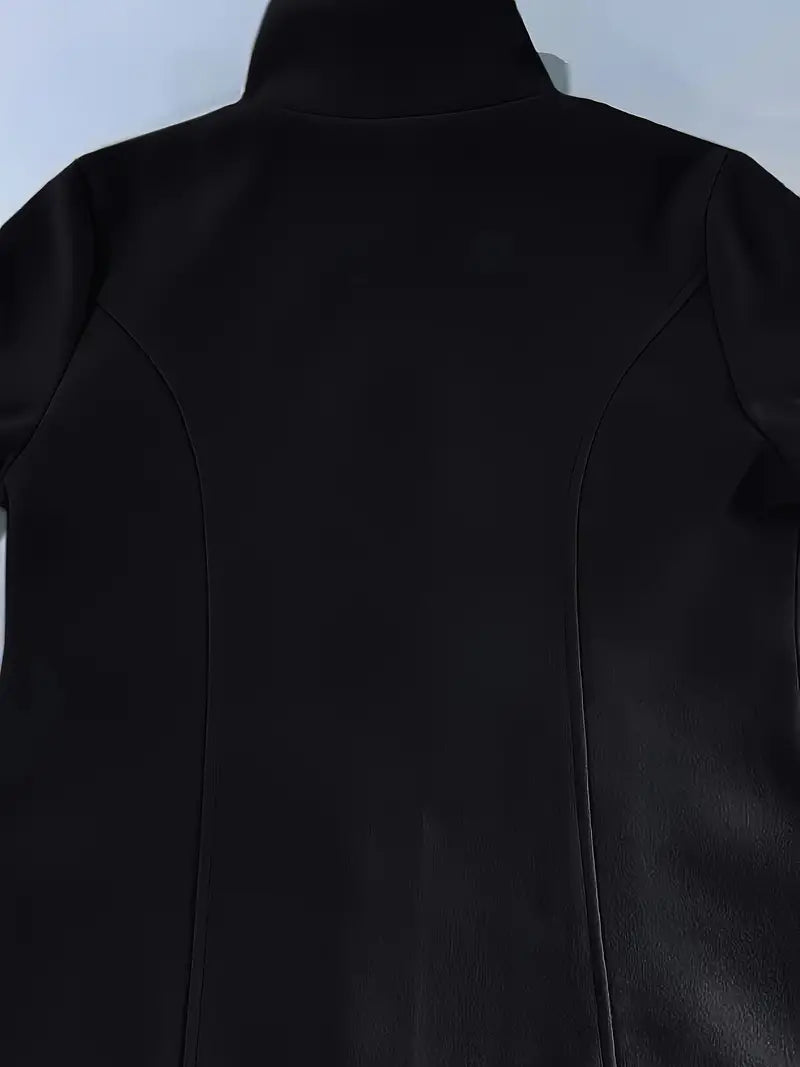 Manteau Élégant à Un Bouton pour Femmes