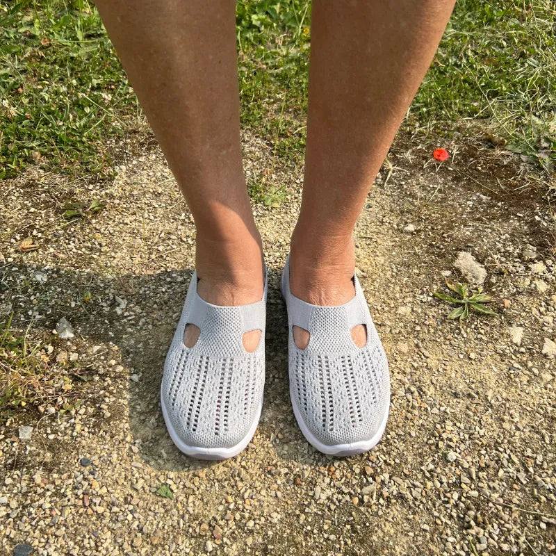 Basket Confortable et Légère Sans Lacets en Maille pour Femme