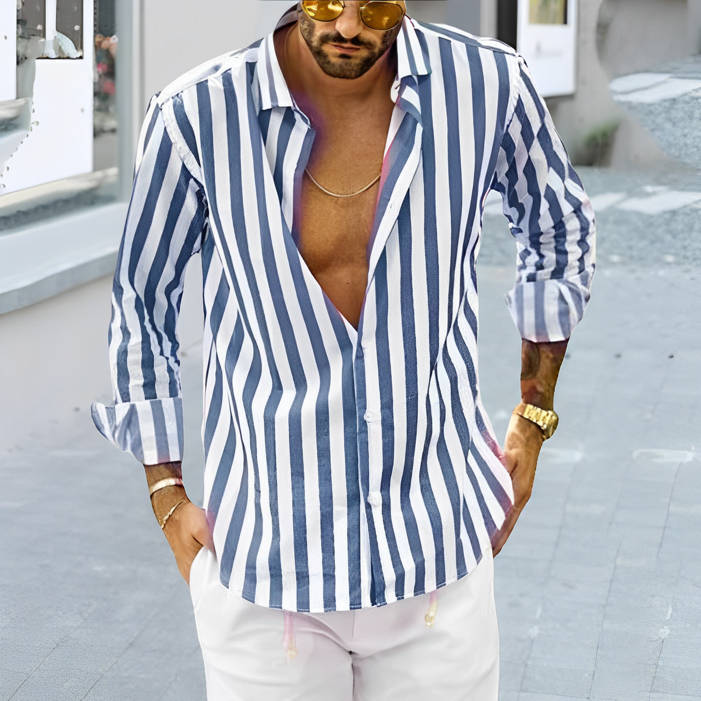 Men's Striped Shirt