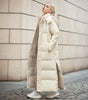 Manteau Long d'Hiver Élégant pour Femmes