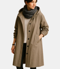 Manteau long en coton pour femmes