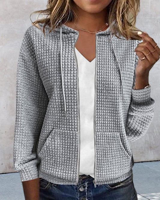 Sweat à Capuche Zippé pour Femmes