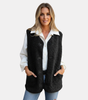 Gilet en polaire teddy pour femmes