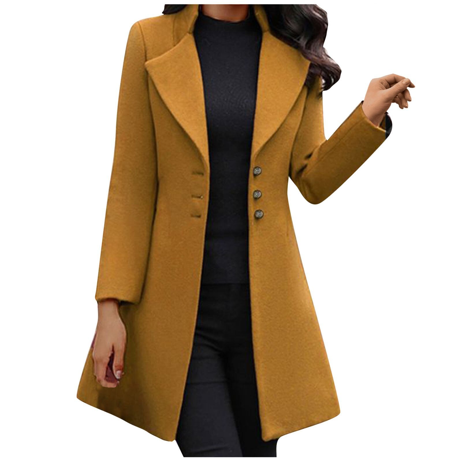 Manteau Laine Classique Italien pour Femmes