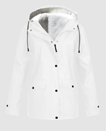 Parka Oversize à Capuche et Fausse Fourrure pour Femme