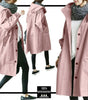 Imperméable à Capuche Oversize pour Femmes