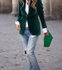 Blazer Féminin Élégant Boutons Dorés pour Femmes