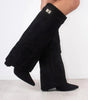 Elegant High Boots with Block Heel for Women