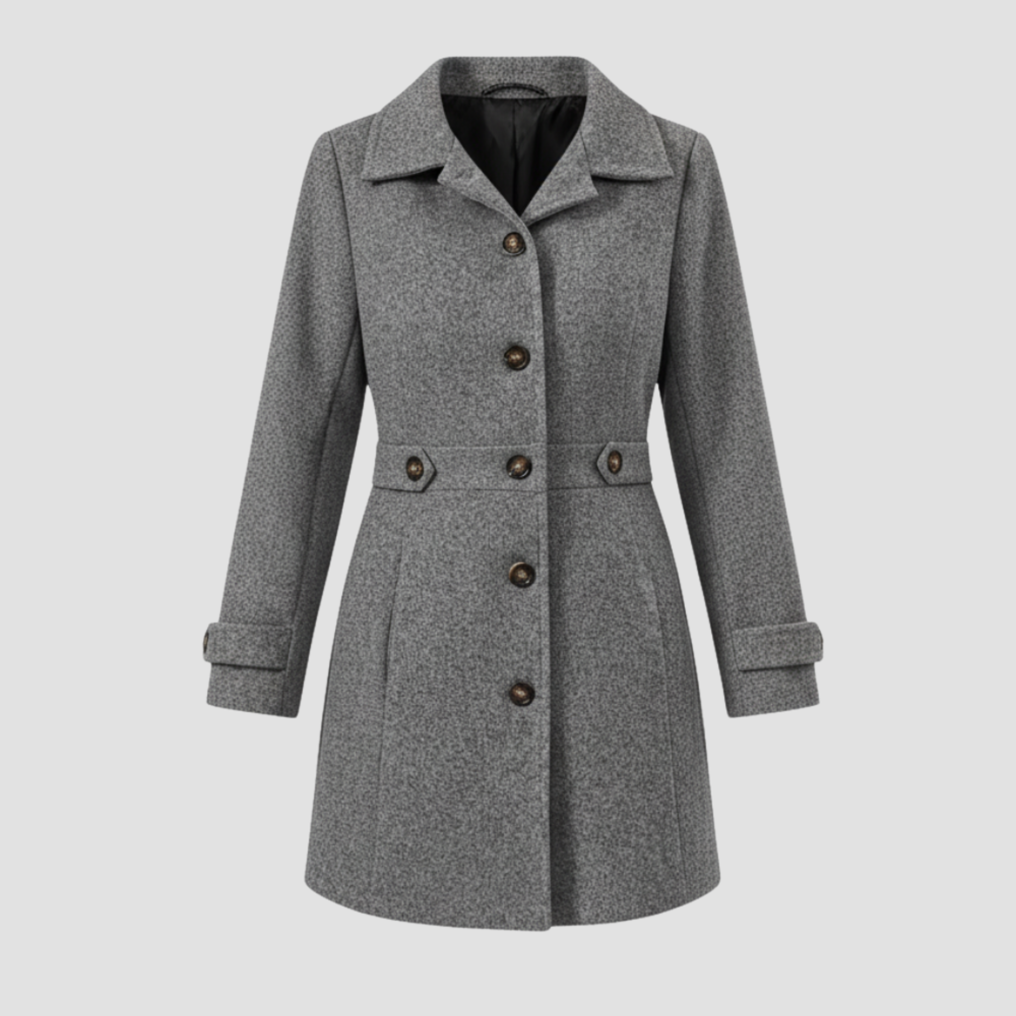 Manteau Élégant Mi-Long pour Femme