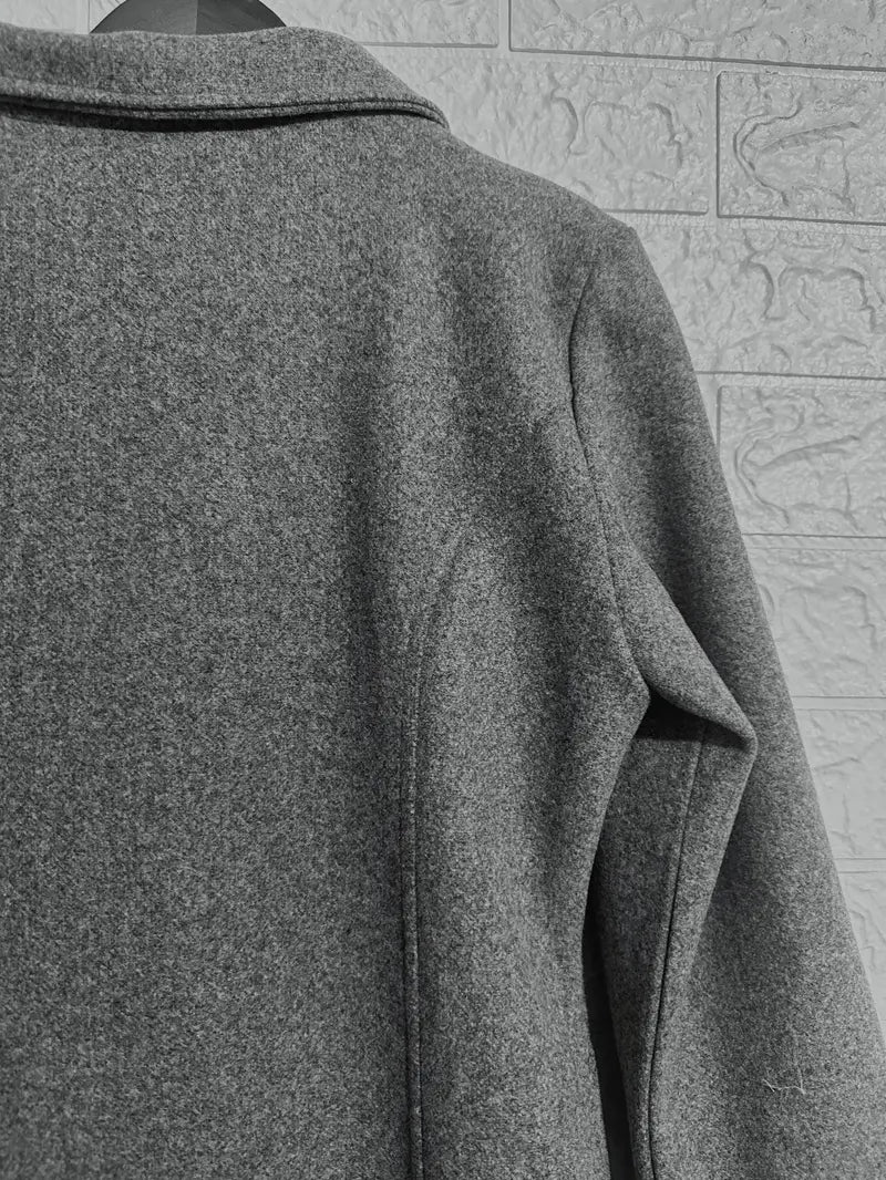 Manteau Élégant à Un Bouton pour Femmes