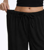 Pantalon large fluide en crêpe pour femmes