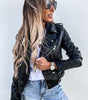 Veste Urbaine Chic en Faux Cuir pour Femmes