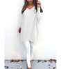 Pullover Oversize Col V pour Femmes