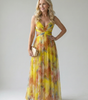 Robe Maxi Sans Manches à Imprimé pour Femme