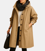 Manteau long en coton pour femmes