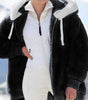 Veste Capuche Doublée Plush pour Femmes