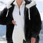 Veste Capuche Doublée Plush pour Femmes