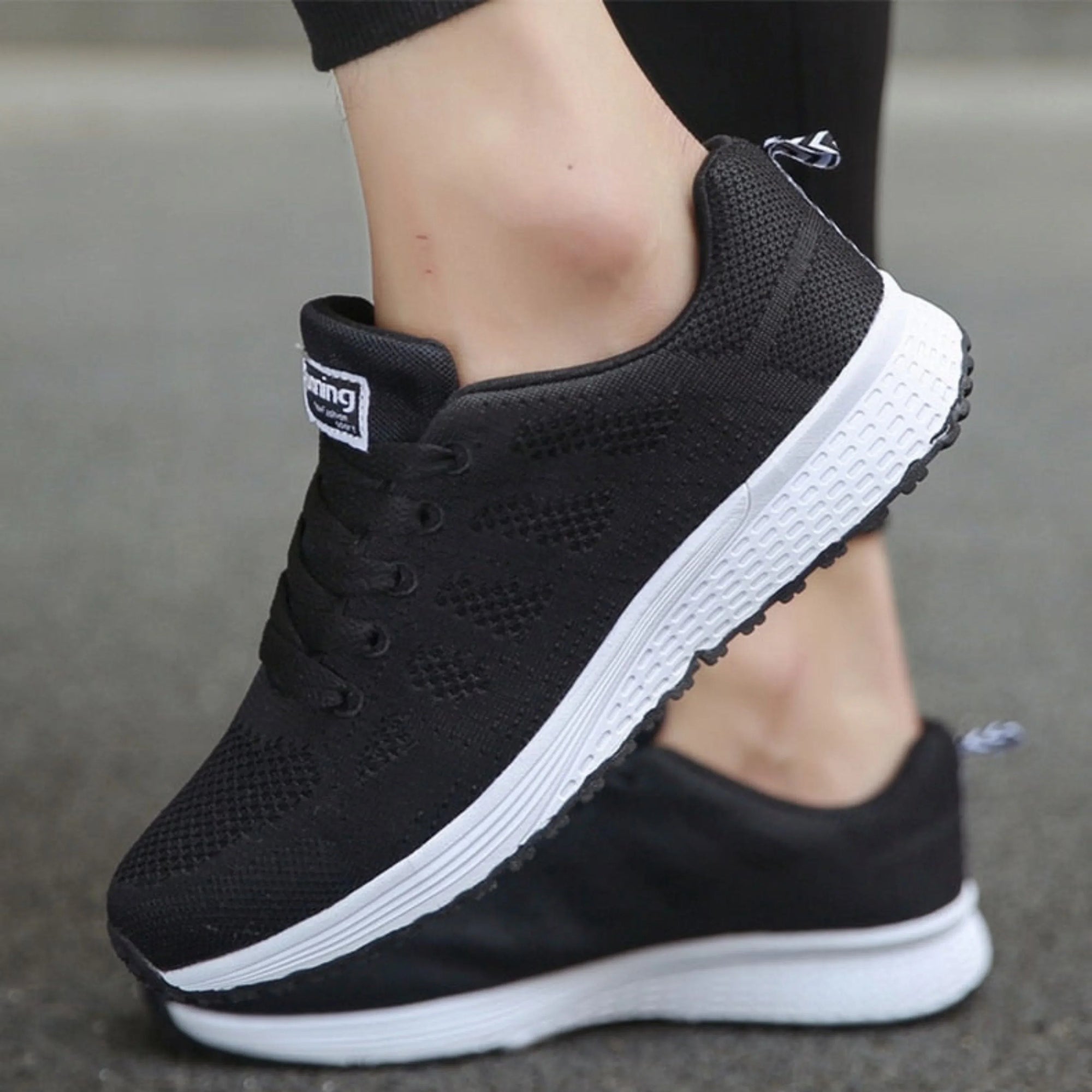 Basket Running Sport en Maille pour Femme