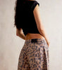 Leopard Print Denim Barrel for Women