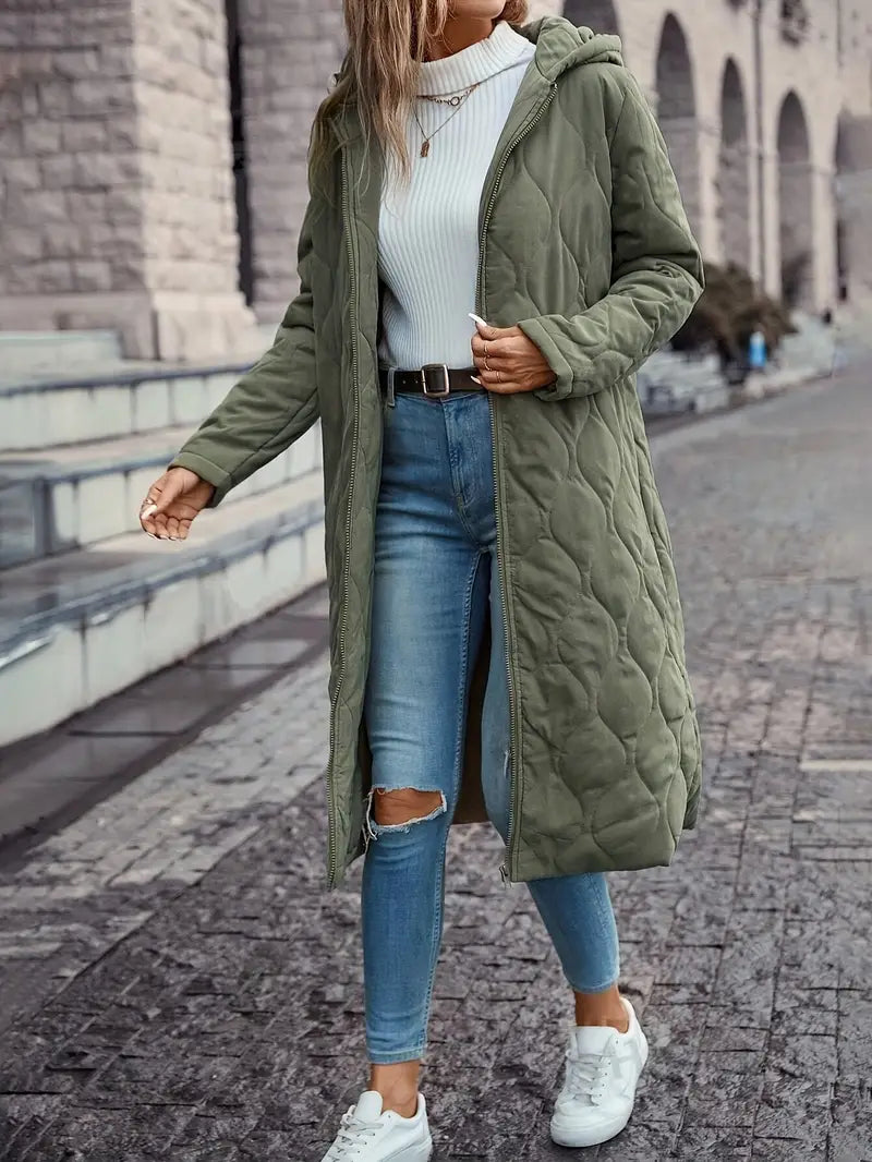 Veste Matelassée à Capuche pour Femmes