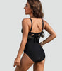 Maillot de Bain Une Pièce Sculptant pour Femme avec Filet | Idéal pour l'Été
