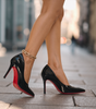 Escarpins en Cuir Verni à Bout Pointu pour Femme | Idéales pour les Sorties