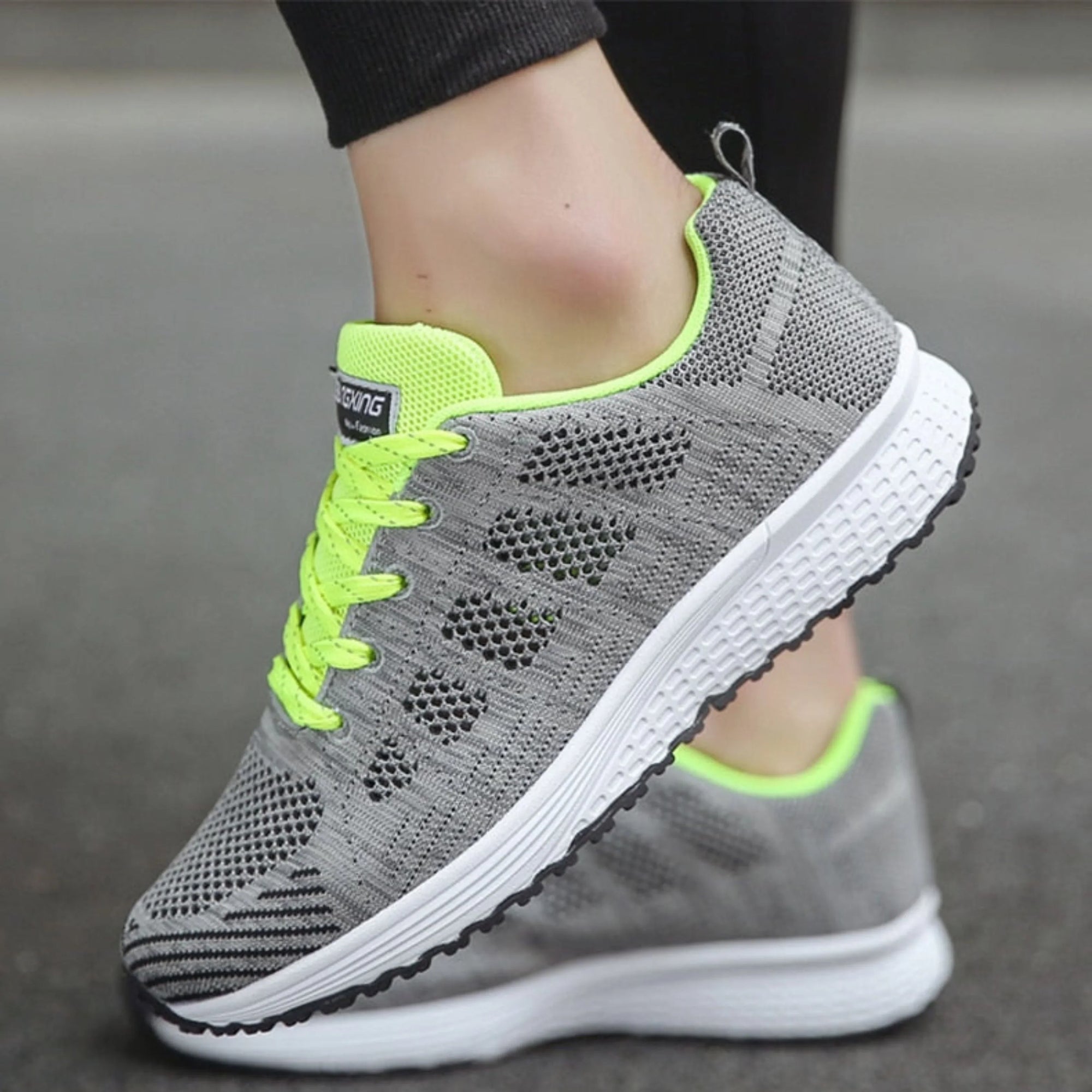 Basket Running Sport en Maille pour Femme