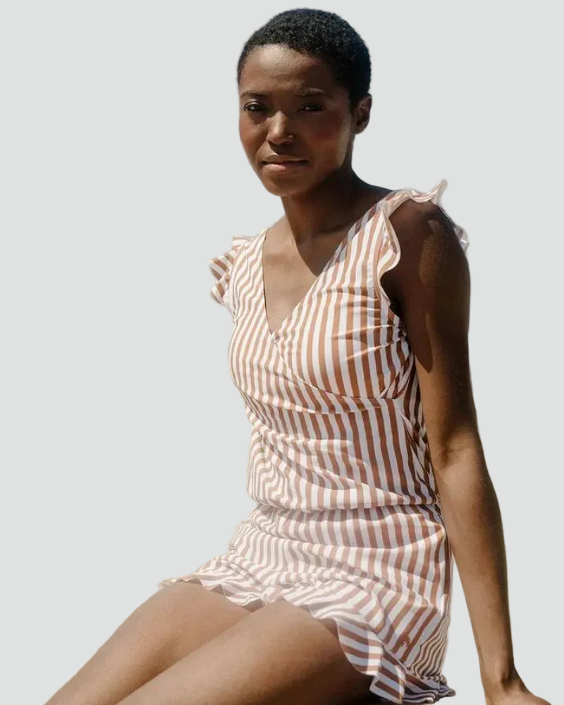 Maillot de bain une pièce sculptant pour femme | Idéale pour la plage