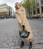 Manteau Long d'Hiver Élégant pour Femmes