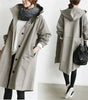 Imperméable à Capuche Oversize pour Femmes