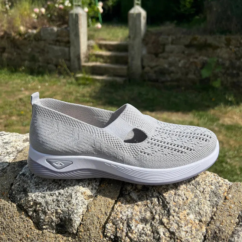 Basket Confortable et Légère Sans Lacets en Maille pour Femme
