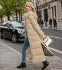 Manteau Long d'Hiver Élégant pour Femmes