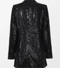 Blazer à Paillettes Manches Longues pour Femmes