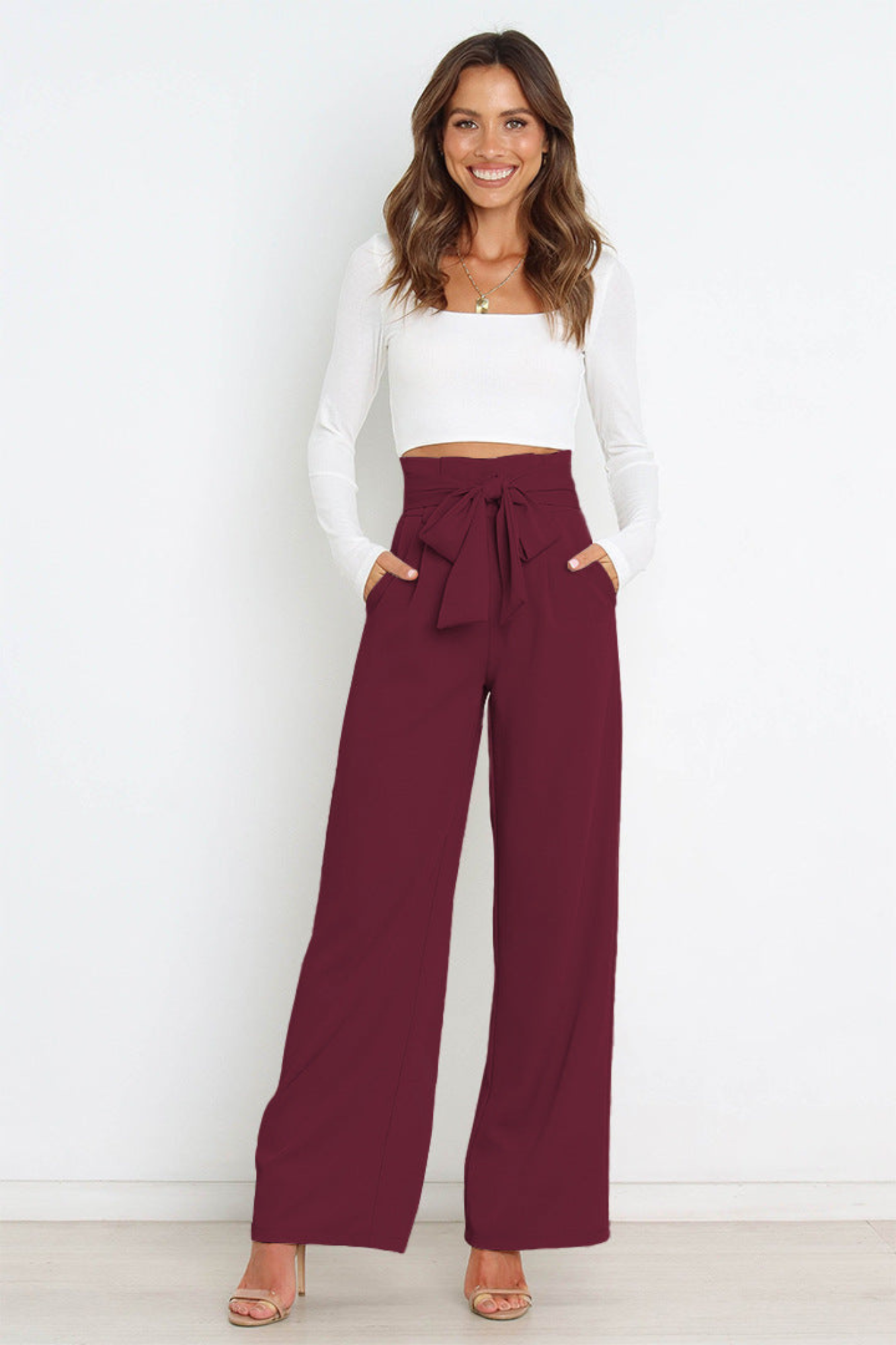 Pantalon Femme Coupe Large pour l'Été