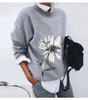 Pull-over Floral Casual pour Femmes