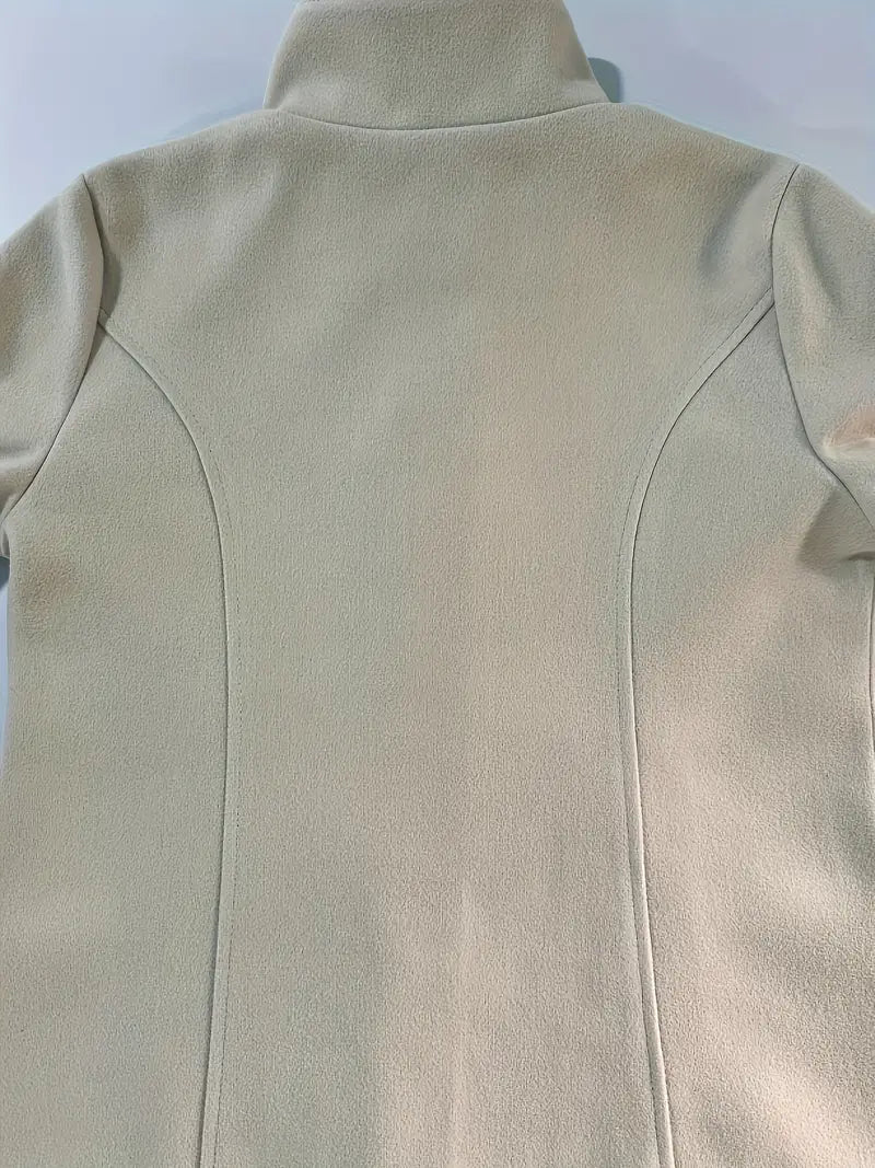 Manteau Élégant à Un Bouton pour Femmes