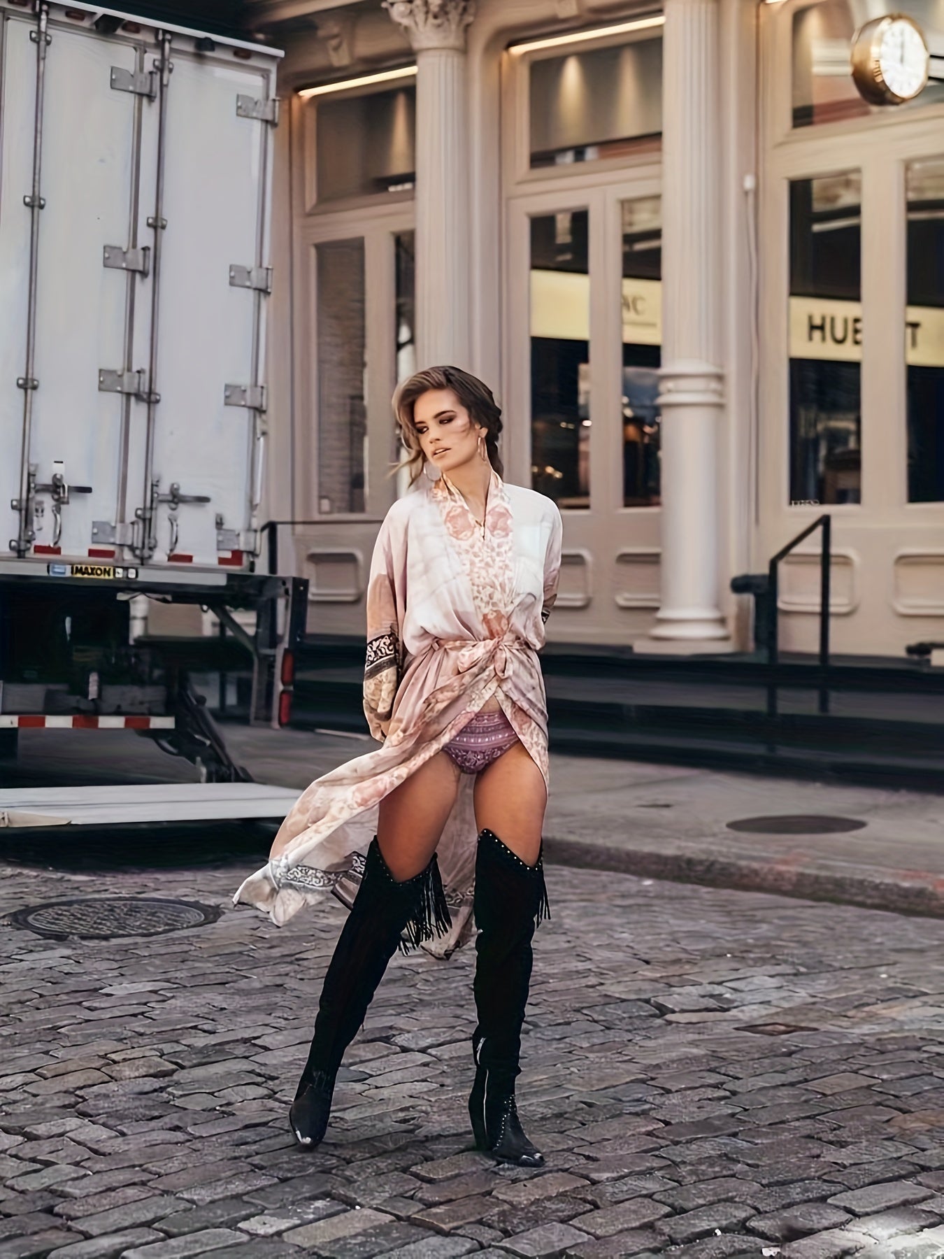 Kimono en coton pour Femme